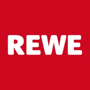 REWE Logo in Rot