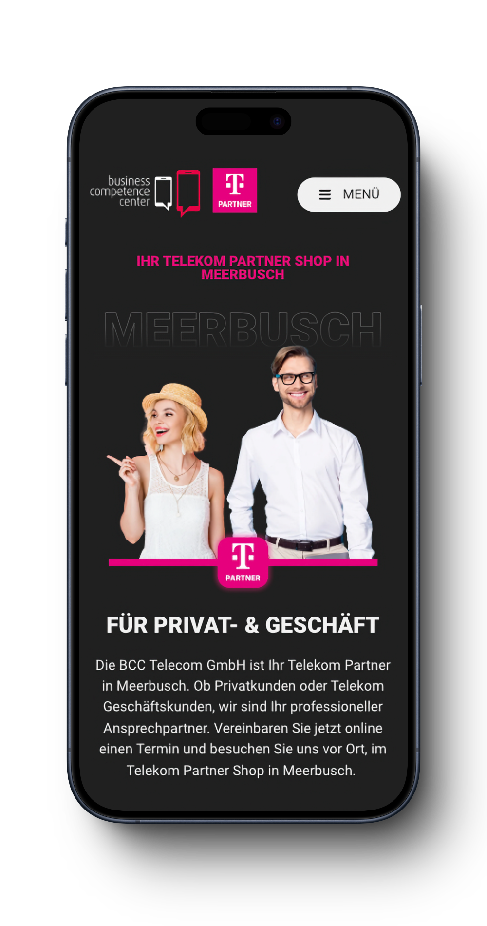 Telekom Partner Shop in Meerbusch für Privat- und Geschäftskunden