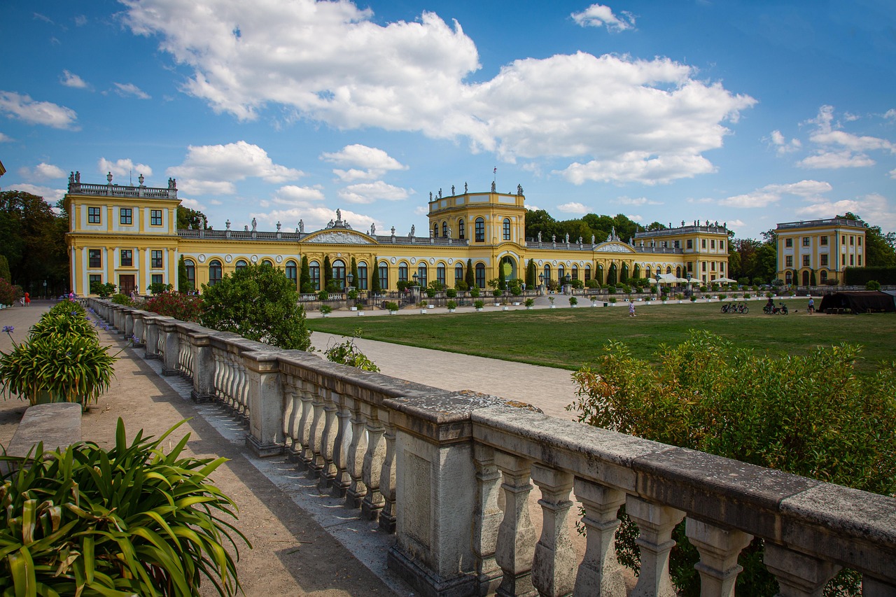 Orangerie im herrlichen Bergpark Wilhelmshöhe, Kassel, Deutschland